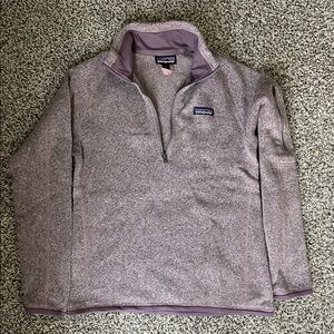 Patagonia Lavender Quarter-Zip Pullover